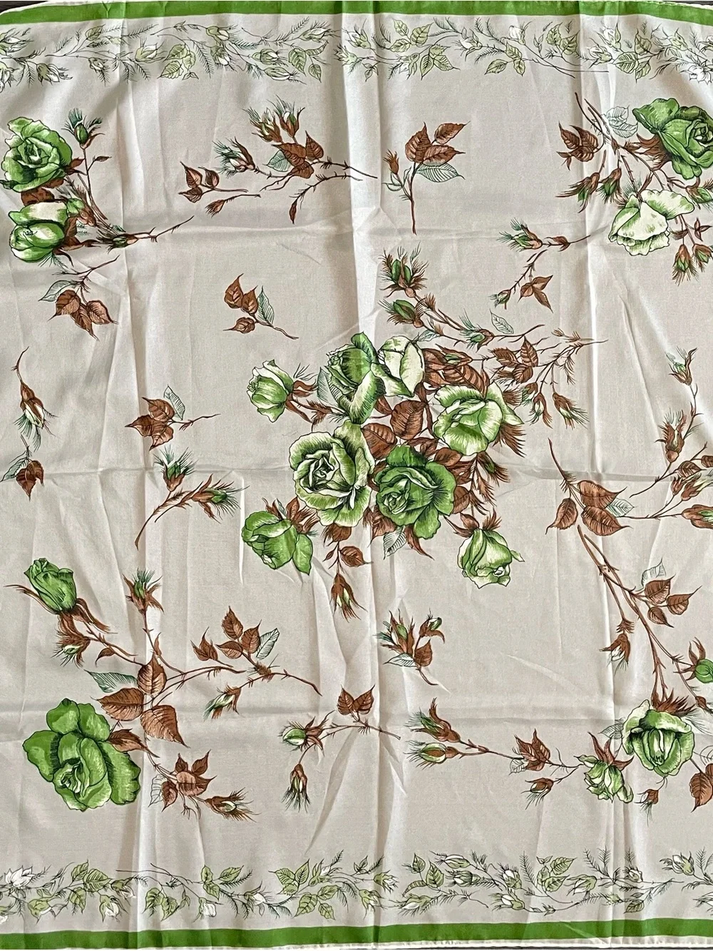 Rare Vintage 60s Unworn Scarf 29 In Sq Mint Condition
